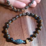 Set of Two Yellow Tiger's Eye Stretch Bracelets Photo 11
