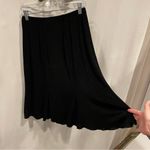Vintage Y2K jersey slinky black elastic waist pull on skirt mini whimsigoth Size M Photo 4