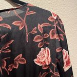 ZARA  Women’s Rose Flower Dress Size Medium Photo 10