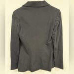 Karl Lagerfeld  x H&M Black Wool Blazer Chain Button Women’s Size 8 EUC Photo 3