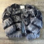 Vera & Lucy  Grey Faux Fur Coat Size XS Photo 0