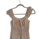 Buddy Love Smocked Mini Dress Coquette Preppy Pink Pastel Feminine Womens Small Photo 1