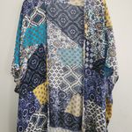 Crescent Crecent Sz S Multicolor Patchwork Kimono Photo 3