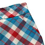 Royal & Awesome Womens Golf Skort Skirt Plaid Preppy Size 8 Blue Photo 2