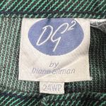 Diane Gilman NWT DG2  Green Pinstriped Jeans Pants Size 24W Petite Photo 5