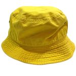 Hand Painted Rainbow Dots Yellow Bucket Hat Photo 1