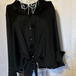 Worthington  Black Button Down Shirt Photo 6