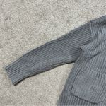 Aerie Women’s Cable Knit Cardigan Sweater V-Neck Pockets Longsleeve in Gray S Photo 5