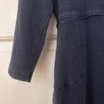 Toad&Co Rosalinda Dress Cable Rib Knit True Navy Blue Size Medium Braided Photo 6