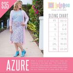 LuLaRoe NEW! $35  AZURE Skirt XL Bright Geometric Triangles Photo 9