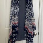 Women’s unbranded sheer patterned overlay cardigan — one size Blue Size undefined Photo 0
