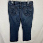 Silver Jeans Silver Suki Cropped Dark Wash Jeans Photo 1