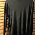 Eileen Fisher  lightweight turtleneck shirt tincel blend in black size small Photo 0