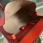 Bally Sommet Satchel Top Handle Medium Size Handbag In Beautiful Orange/pink. Pink Photo 8