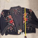 Johnny Was  Womens Large  Multicolor Embroidered Kimono Photo 3