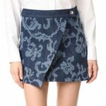 Rag and Bone  Marina Denim Wrap Mini Skirt Size 2 Photo 0