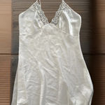 Vtg Val Mode Slip Dress Women M Ivory Silky Lingerie Boudoir Chemise Nightgown Size M Photo 0