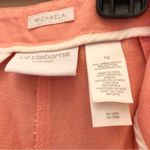 Liz Claiborne  Lizsport Wrinkle Free Michaela Linen Trouser Pants‎ Orange pink 12 Photo 5