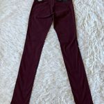 New Mavi adrianna Mid rise Super skinny jeans Maroon size 27/33 Red Size M Photo 9