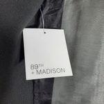 89th + Madison Women's Sweater Black Embellished Sheer Mesh Sleeves Size Small Photo 6