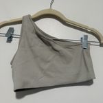 Set Active  Sculptflex Beige Seamless Rib Legging One Strap Sports Bra Set Small Photo 7