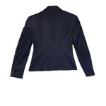 JG Hook Navy 100% Wool Blend Single Button Blazer Chic Classic Business Casual 4 Blue Photo 7