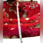 Red Tapestry Faux Fur & Lace
Handbag Purse with embellishments Photo 5