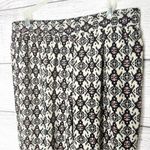 Xhilaration Bohemian Black Cream & Pink Lightweight Comfy Tapered Ankle Casual Pants Size XL Photo 6
