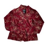 Requirements Vintage artsy floral lightweight zip jacket Photo 0