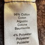 Michael Stars Pullover Fleece Tie Dye Sweatshirt Women's Large Navy Cotton Cozy Photo 4