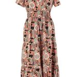 Anthropologie NWT Maeve Somerset Maxi in Botanic Garden Tiered Cotton Dress XL Photo 6