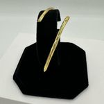 Gorjana  Taner Coil Gold Hinged Cuff Bracelet Wrap Photo 7