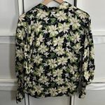 Alice + Olivia Julius Collared Blouse & Olivia Bootcut Pant in Leaf Green Photo 5