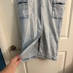 Risen Hi Rise Maxi Medium Light Blue Women's Cargo Skirt Photo 2