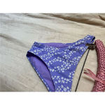 Wild Fable  Purple Floral Swim Suit Bottom Size XL NWT Photo 2