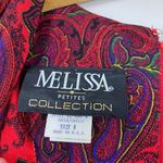 Melissa Vintage Red Paisley  Dress 8  Photo 2