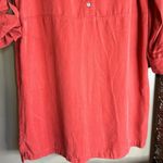 John Mark  Orange Long Sleeve Dress 100% Tencel Size Small Photo 2