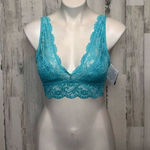 Smart & Sexy Lace Bralette Turquoise Blue Size Small Photo 0