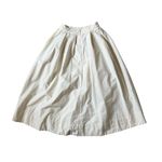 ASTR  Cream Full Flared Poplin Midi Skirt A Line Flowy Size Small Boho Photo 4