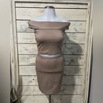 Bec & Bridge NWT  Georgia Safari Mini Dress Tan Bodycon Size 2 Australian Brand Photo 1