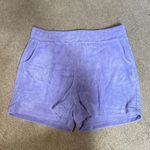 Reflex Lavender Terry Cloth High Rise Shorts Size L Purple Size L Photo 0