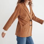 Madewell Knit Corduroy Redford Blazer XXS Brown Jacket Photo 1