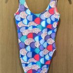 One Piece BELOVED Scooped Neck Hi Cut Fish Scale/ Mermaid  swimsuit Photo 1