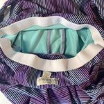 Tehama Athleisure Fit and Flare Mini Blue & Purple Stripes Tennis Preppy Dress S Photo 12