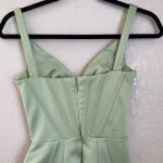 House Of CB HOUSE‎ OF CB FAYE PISTACHIO SATIN CORSET MIDI DRESS NWOT size XS Photo 10