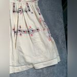 Free People  embroidered Dress small baby doll mini Photo 3