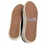 Madewell  Sidewalk Low Top Sneakers Black Suede Dot Calf Hair Size 6 Photo 4