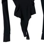 Alo Yoga Rise Up Ribbed Long Sleeve Half Zip Shirt Top Bodysuit Photo 7