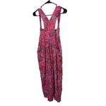 Sacred Threads  Pink Paisley Wide Leg Jumpsuit Overalls Women's L/XL Photo 6