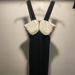 City Triangles  Black and White Beaded Prom Dress Photo 1